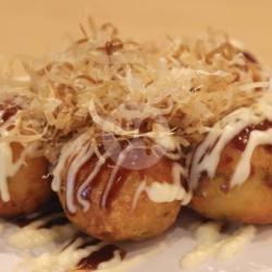 Takoyaki Sosis Sapi Katsuobushi