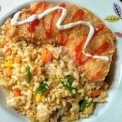 Chiken Katsu Fried Rice ( Include Egg)