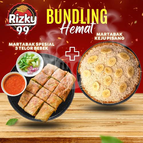 Martabak Keju Pisang + Martabak Spesial 3 Telor Bebek