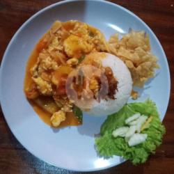 Nasi Telor Asam Manis/pedas