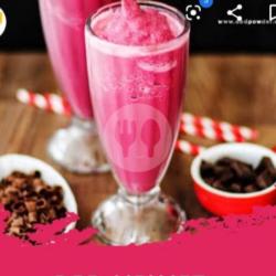 Ice Fruit Red Velvet Milk (no Coffe)