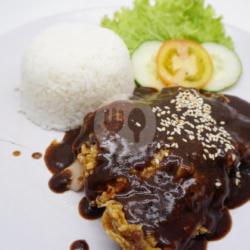 Paket Ayam Geprek Gebyur Saus Black Paper