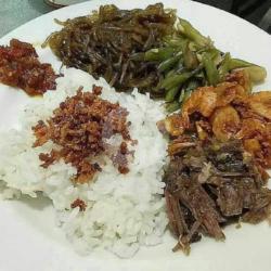 Nasi Empal Udang Campur