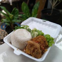 Ayam Gepok Serundeng   Nasi