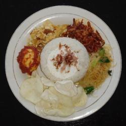 Paket Nasi Uduk Telur Bulat