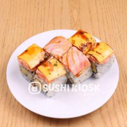 Aburi Salmon Cheese Roll