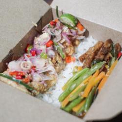 Nasi   Fillet Gurame Crispy Sambal Matah