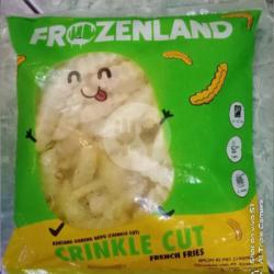 Frozenland Crincle Cut 500grm Beku