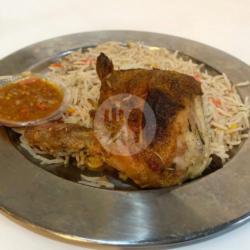 Nasi Kebuli Ngebul Ayam Jumbo (beras Basmati)