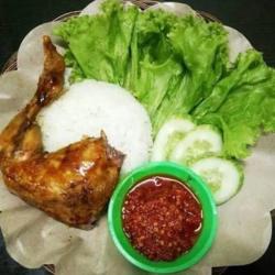 Nasi Ayam Bakar (paha)