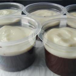 Puding Coklat Vla Vanila