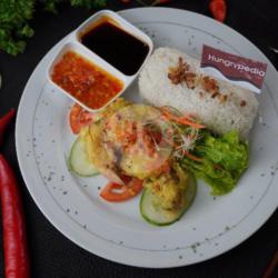 Ayam Geprek Moza   Nasi