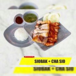 Combo Sio Bak Dan Cha Sio   Nasi