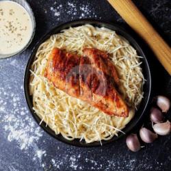 Chicken Spaghetti Creamy White Sauce