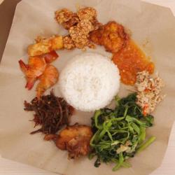 Nasi Bungkus Sayur Gonde Campur