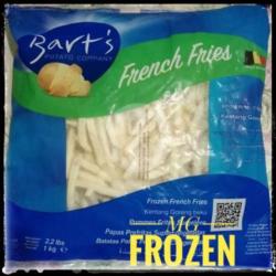 Barts Kentang Goreng Beku Original 1kg Frozen Food