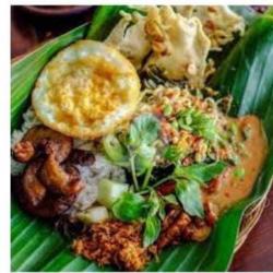 Nasi Pecel Telor