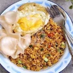 Nasi Goreng Jawa Telor Dadar Ayam Suir