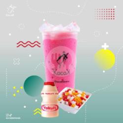 Reguler Strawberry Yakult   Rainbow Jelly