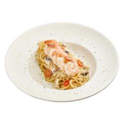 Prawn Spaghetti In Garlic Butter