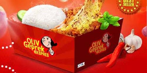 Oliv Geprek N Fried Chicken, Lamper Tengah