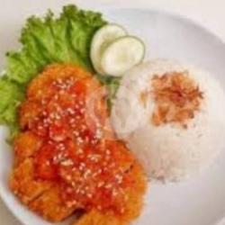 Chicken Katsu Sambel Geprek   Nasi