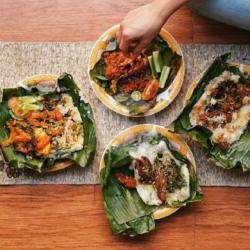 Nasi Bakar Paru Sapi Sambal