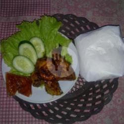 Nasi Ayam Bakar Lada Hitam (black Pepper Grilled Chicken Rice)