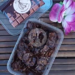 Keripik Pisang Lumer Rasa Cokelat