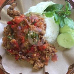 Ayam Geprek Sambal Penyet (terasi)