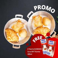 2 Porsi Batagor Bumbu Kacang   Free 2 Nestle Susu Kurma