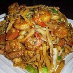 Kwetiau Seafood Udang   Sosis