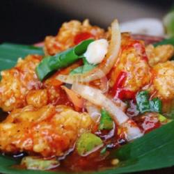 Nasi Ayam Saos Padang