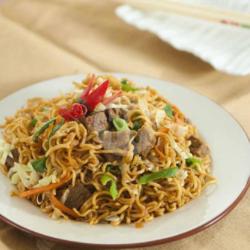 Mie Goreng Kari Kambing Pedas