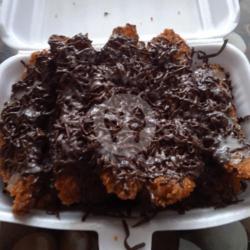 Pisang Geprek Crispy Coklat