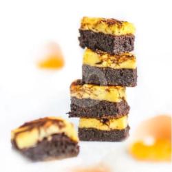 Cheese Cake Brownies Slice