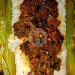 Nasi Bakar Paru Rica