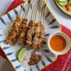 Sate Taichan Kulit Goreng Dan Nasi