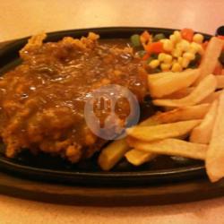 Steak Chiken Crispy Kentang Barbeque