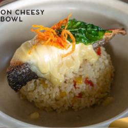 Salmon Cheesy Rice Bowl