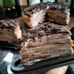 Mille Crepe Coklat Slice