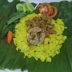 Nasi Bakar Rendang