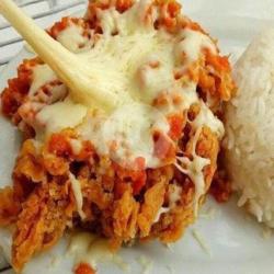 Ayam Geprek Mozzarella