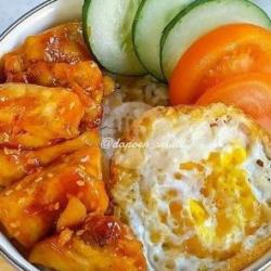 Nasi Ayam Rice Bowl Telor Ceplok