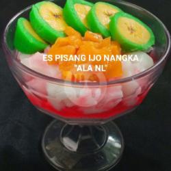 Es Pisang Ijo Nangka