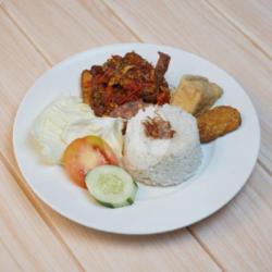 Nasi Ayam Pedas Merah