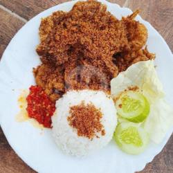 Paket Nasi Uduk Telur Dadar Kremes