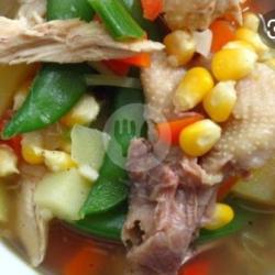 Sop Bebek Jagung Wortel Buncis