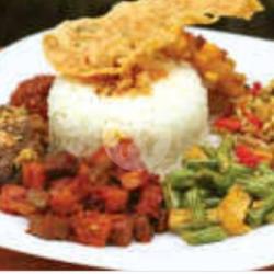 Nasi Rames Tongkol Balado