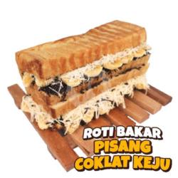 Roti Bakar Pisang Coklat Keju